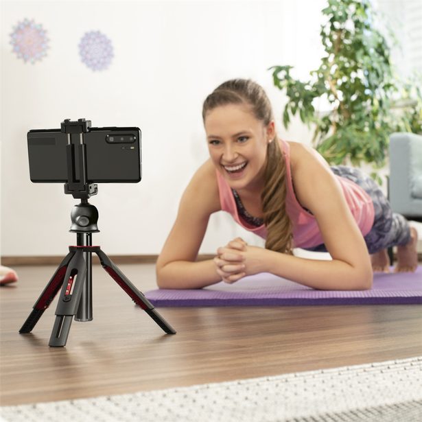 Hama Solid 80 Ball univerzální stativ / selfie tyč, Bluetooth dálková spoušť