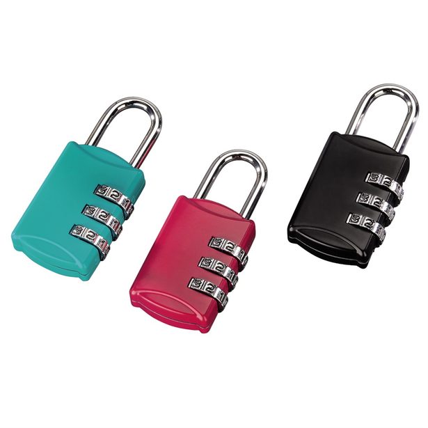 Hama combination Luggage Lock, 3 barvy, 12 ks v displeji (cena za 1 ks)
