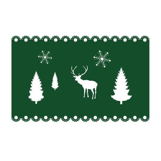 TORO PROSTÍRÁNÍ VÁNOČNÍ OBDÉLNÍK 40X25CM PLSTĚNÉ 2ASSOR_hamashop