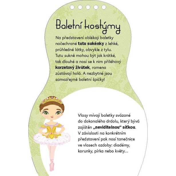 Oblékáme baletky EMMA – Omalovánky Baagl