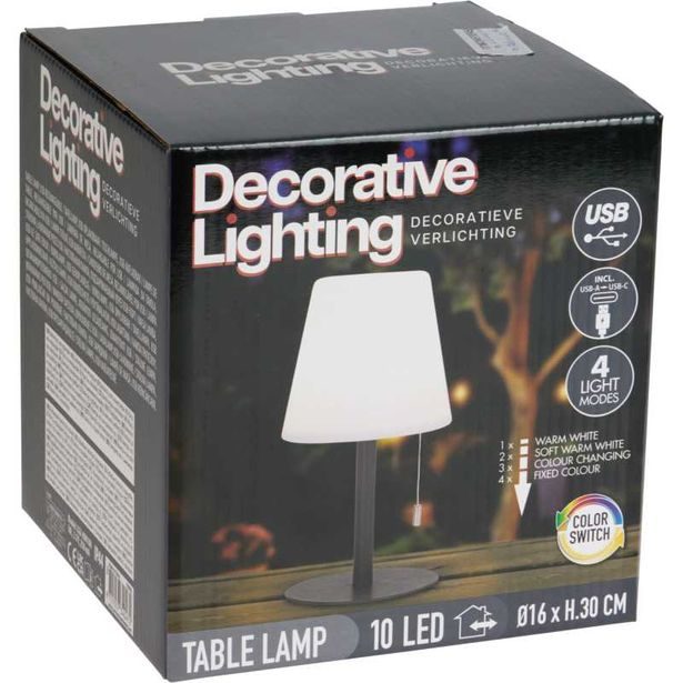 HOMESTYLING Stolní LED lampa 30 cm KO-LG2000100