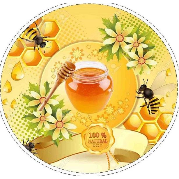 víčko TWIST 82-10ks MED M-03, 2 VČELKY na plástu