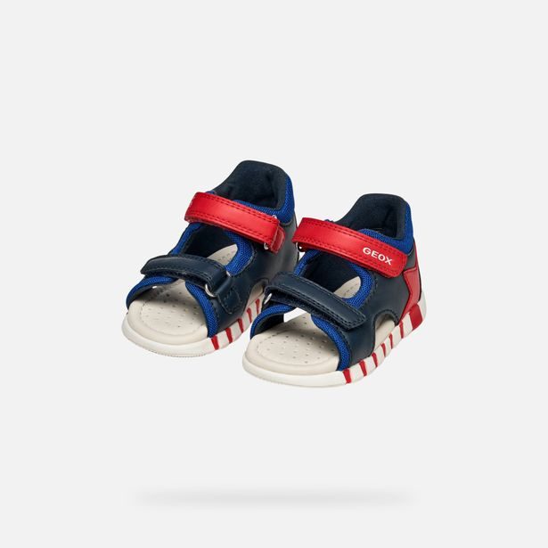 Tmavě modré chlapecké tenisky pro první krůčky Geox Sandal Iupidoo Boy