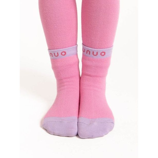 Unuo Dětské bambusové ponožky Classic, 2 páry, Růžová