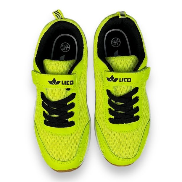 Dětské sportovní tenisky LICO - Neongelb/schwarz