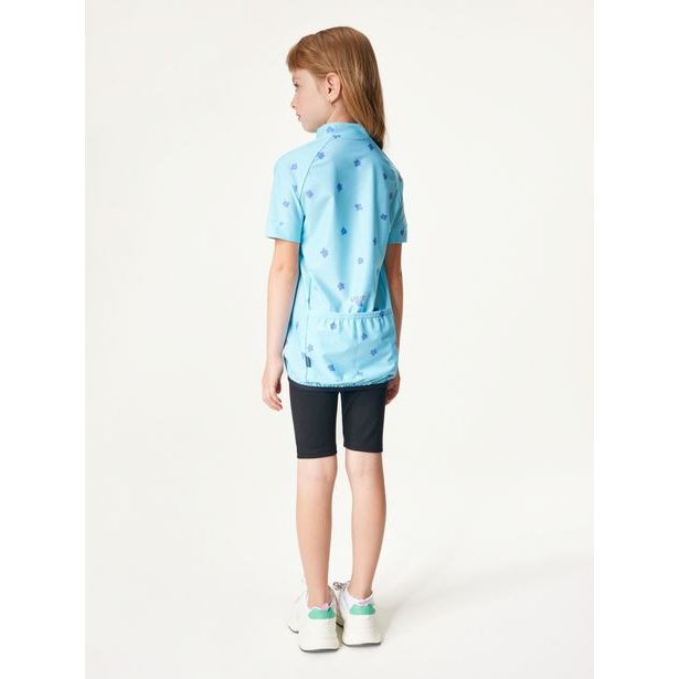 Unuo, Dětský funkční cyklodres, Sv. Modrá, Květiny