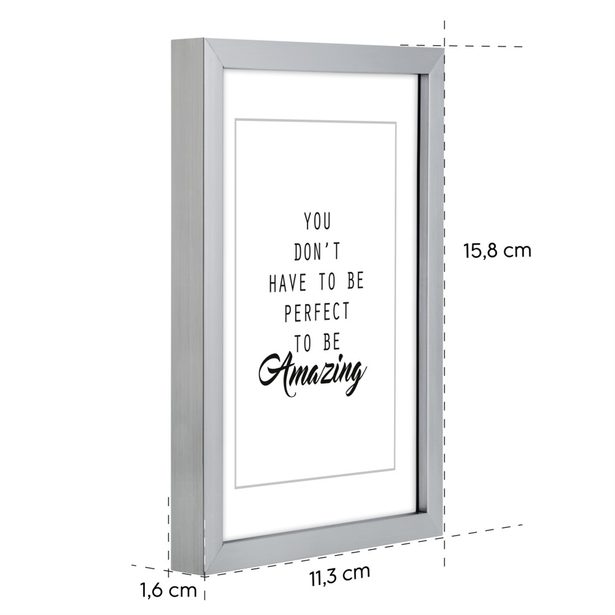 Hama rámeček plastový CHIARO, stříbrná, 10x15 cm