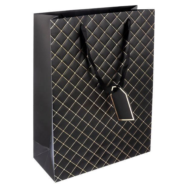 Dárková taška quilt 31x12x42 cm
