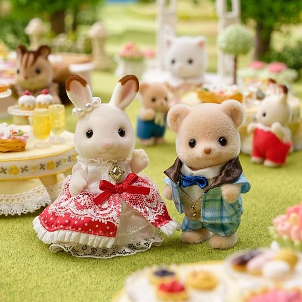 Sylvanian family Narozeninová oslava ke 40. výročí Freya a Theo