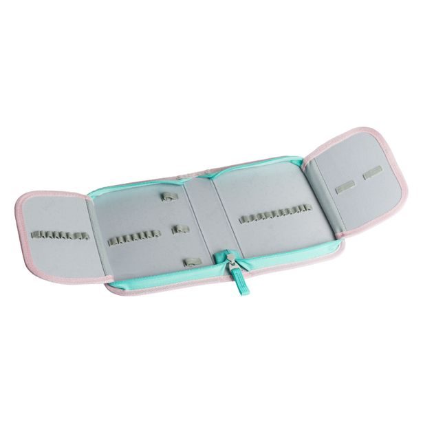 BAAGL SET 5 Zippy Duha růžový: aktovka, penál, sáček, zástěra, peněženka