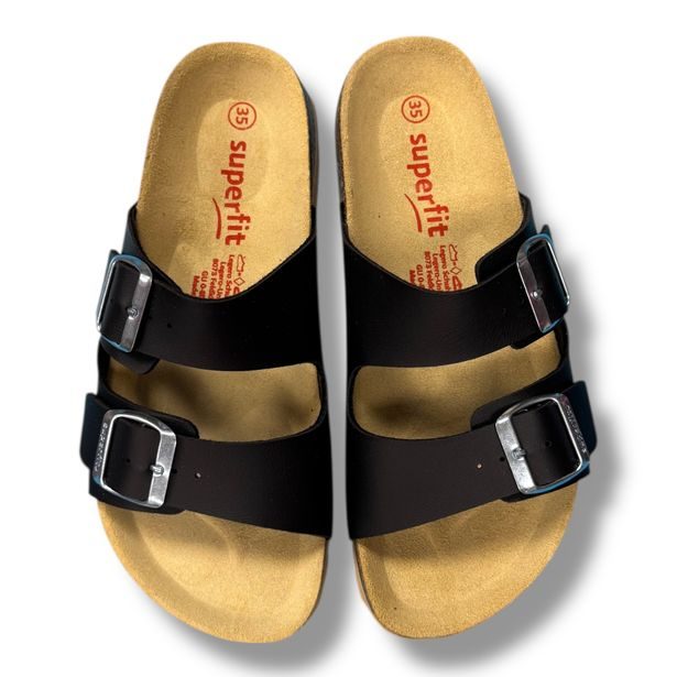 Superfit chlapecké pantofle černé 0-800111-0000 – do školy