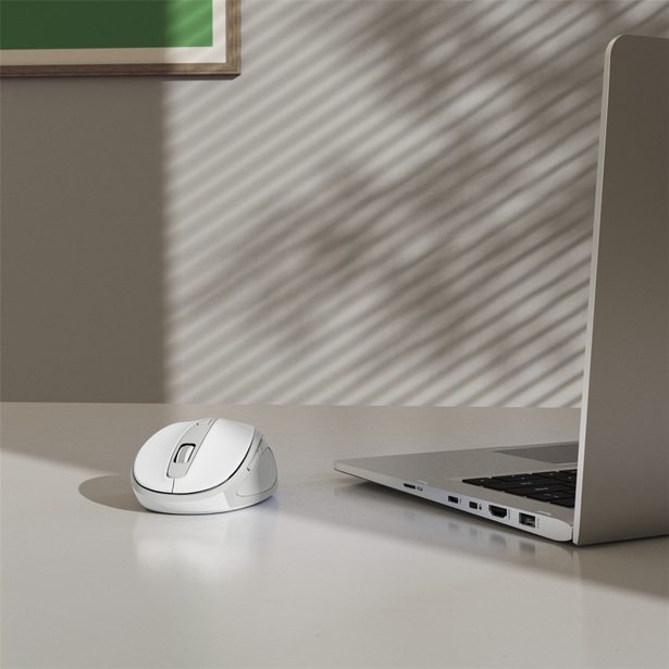 Hama bezdrátová optická myš WM-400, tichá, bílá