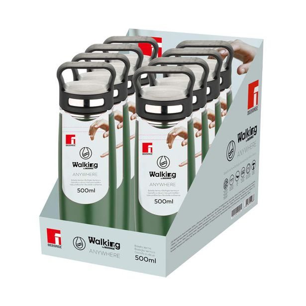 BERGNER Termoska lahev nerezová ocel 0,5 l zelená BG-37572-MGR