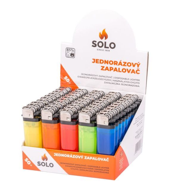 zapalovač SOLO jednorázový, kamínkový