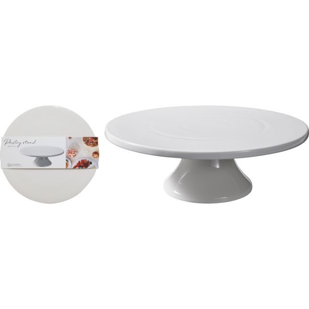 EXCELLENT HOUSEWARE Podnos na dort servírovací porcelán 28 cm bílý KO-210001740