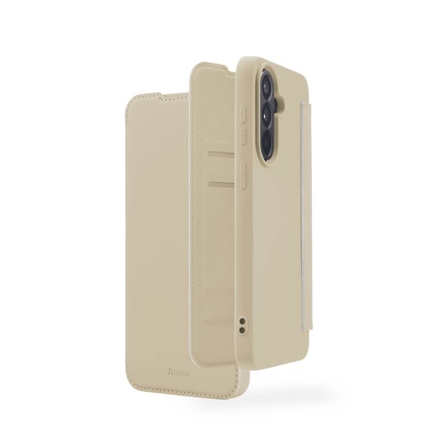 Hama Fantastic Feel, pouzdro-knížka pro Samsung Galaxy A57 5G, hebký povrch, béžové