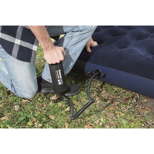 Semišová nafukovací matrace 203x152x22cm