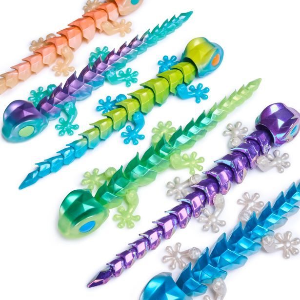 CRYSTALYNX OHEBNÍ GEKONI 30 CM