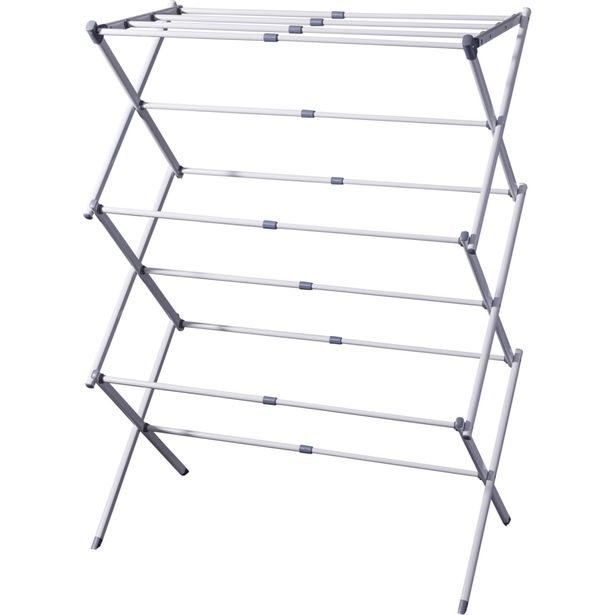 H & S COLLECTION Sušák na prádlo skládací kov 75 x 40 x 104 cm KO-526000140