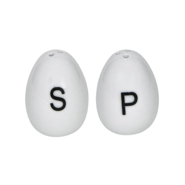 slánka+pepřenka S+P, MINISET, bílý porcelán