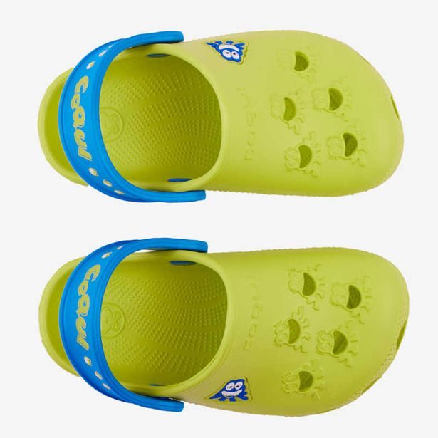 Coqui dětské sandály LITTLE FROG Citrus/Sea Blue