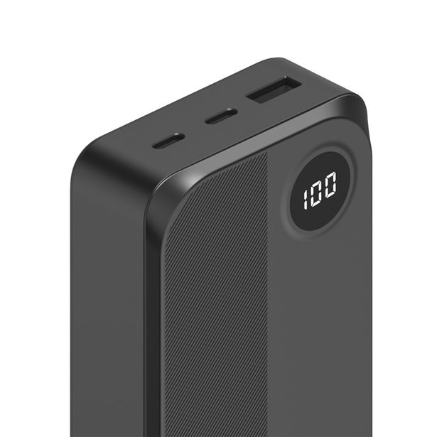 Hama powerbanka 20000 mAh, 3 A, 15 W, výstup: 2x USB-C, 1x USB-A, LED displej