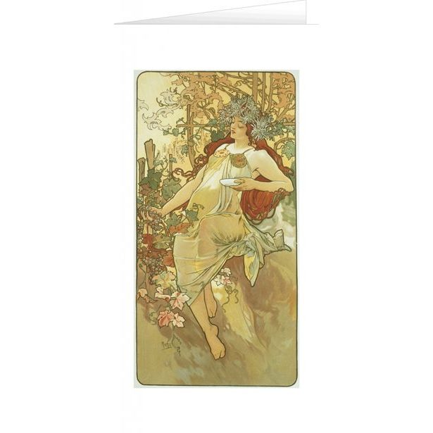 Blahopřání Alfons Mucha – Autumn Baagl