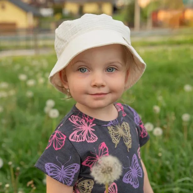 ESITO Tričko s krátkým rukávem Butterfly - šedá