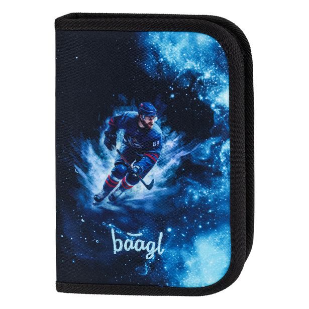 BAAGL SET 5 Zippy Hokej: aktovka, penál, sáček, zástěra, peněženka