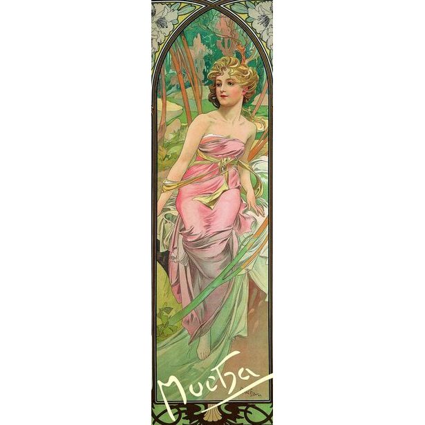 Záložka Alfons Mucha – Probuzení rána Baagl