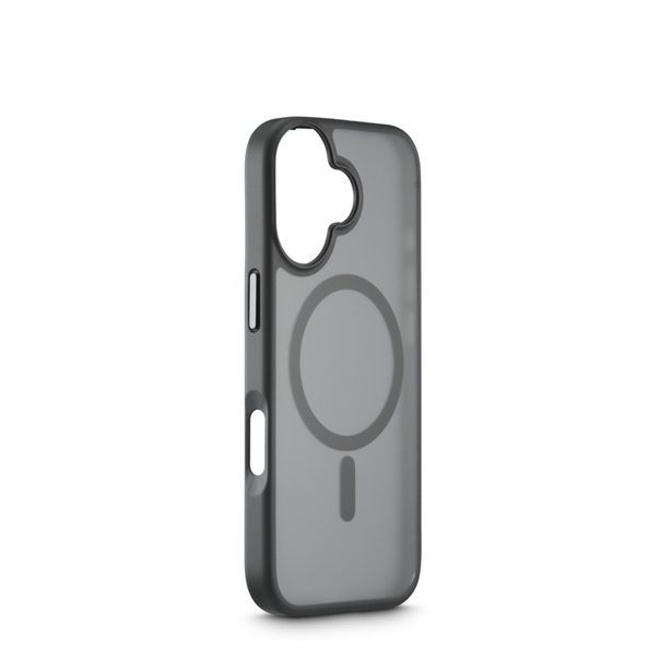 Black Rock Hybrid Case, kryt pro Apple iPhone 17, magnetický, matný, poloprůhledný černý
