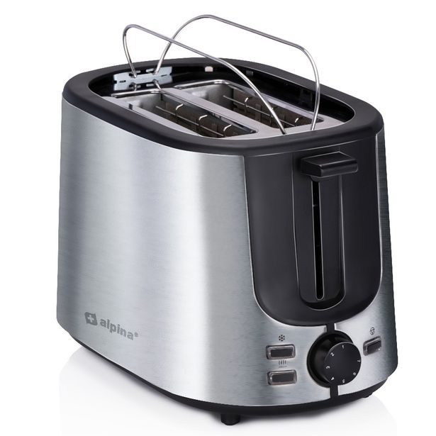 ALPINA Topinkovač na 2 topinky nerez ocel 1000W ED-247350