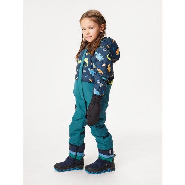 Unuo Batolecí zimní kombinéza Polar, Kobaltová, Dinosauři