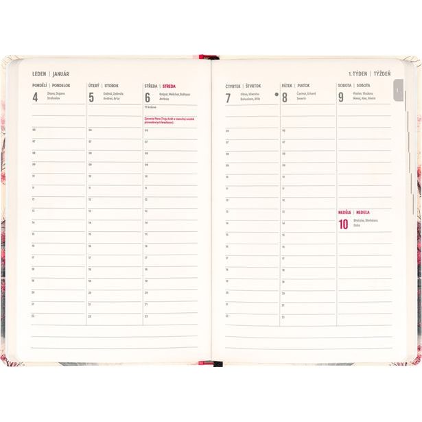 NOTIQUE 18měsíční diář Petito – Japonsko 2026/2027, 11 x 16 cm