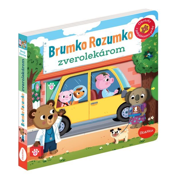 BRUMKO ROZUMKO ZVEROLEKÁROM – Obrázky s pohyblivými prvkami