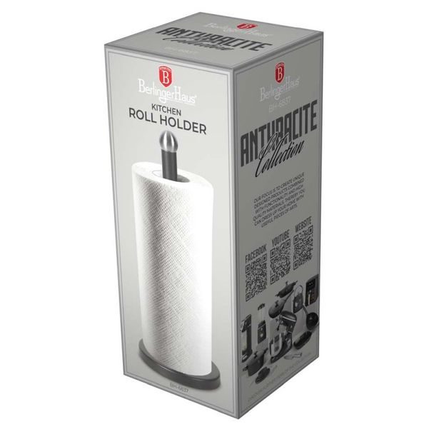 BERLINGERHAUS Držák na papírové utěrky nerez Antracit Collection BH-6837
