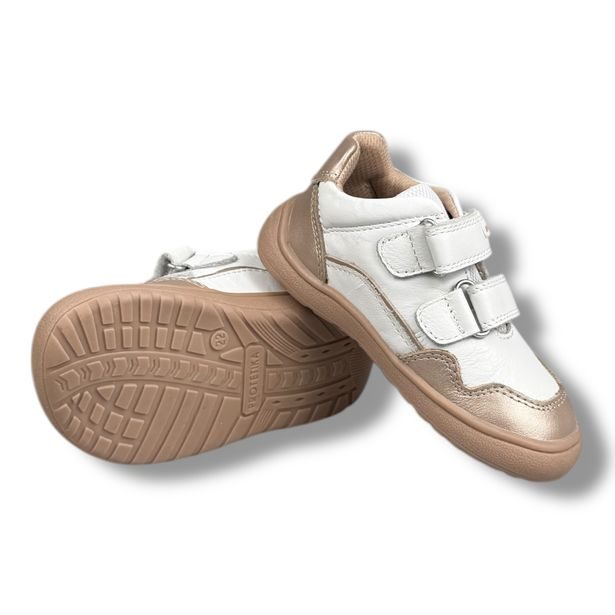 Dětská BAREFOOT celoroční obuv Protetika bílé