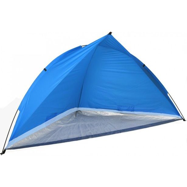 PROGARDEN Plážový stan s UV50+ ochranou 260 x 110 x 110 cm modrá KO-X61900560