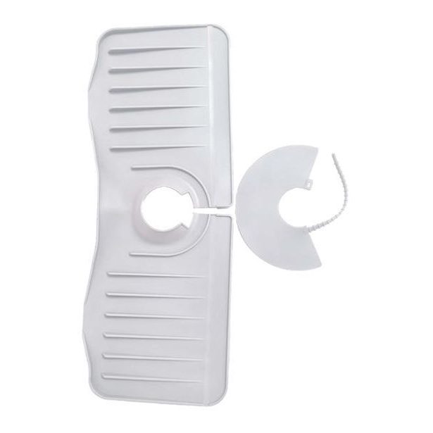 TORO PODLOŽKA POD BATERÍI, SILIKONOVÁ BÍLÁ 36X14,5CM