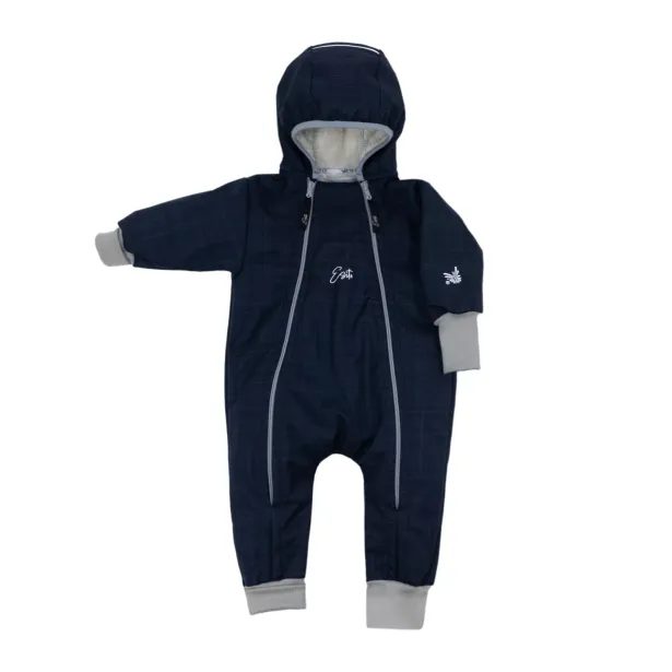 ESITO Rostoucí zimní softshellová kombinéza Lamb Navy Blue - modrá