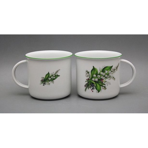 hrnek 250ml TINA - KONVALINKA, čes.porcelán