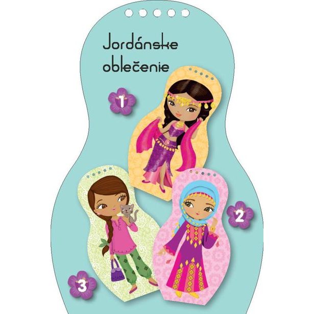 Obliekame jordánske bábiky ZEINA – Maľovanky Baagl
