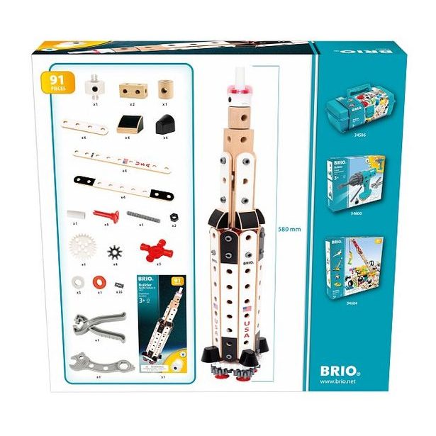 BRIO Stavebnice BRIO BUILDER NASA Apollo Saturn V