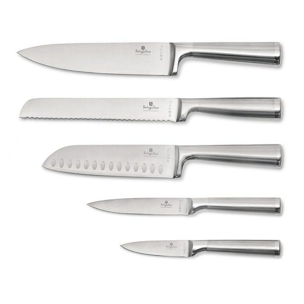 BERLINGERHAUS Sada nožů nerez v dřevěném bloku 6 ks BH-2805