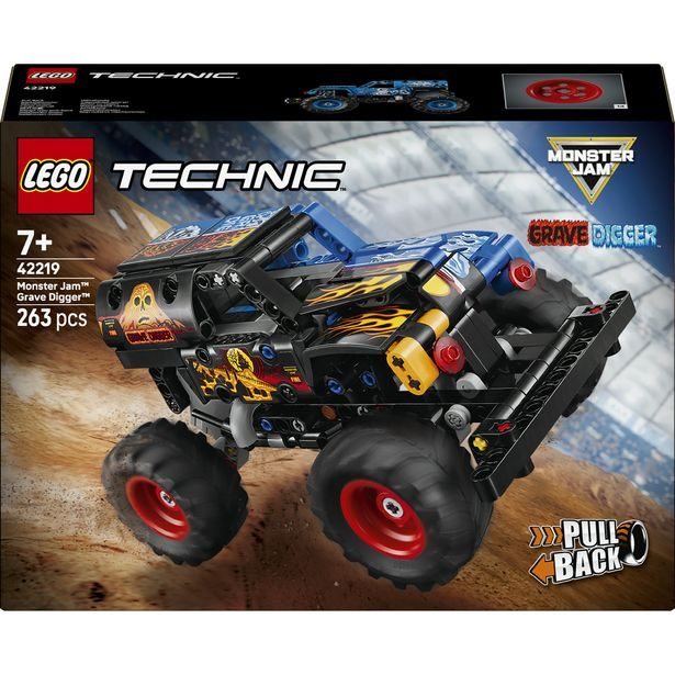 Monster Jam™ Grave Digger™ Oheň a led