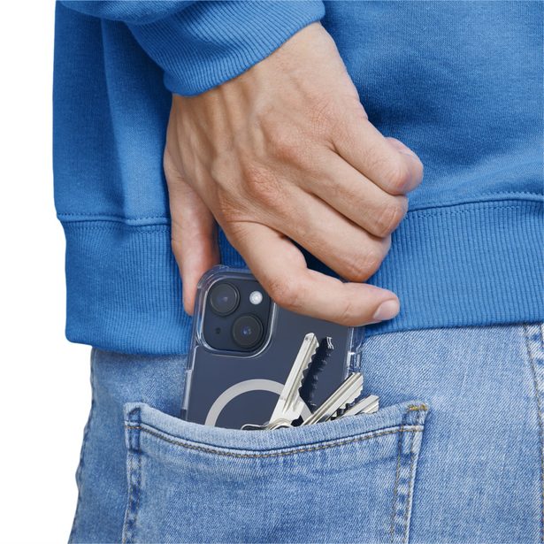 Hama Extreme Protect, kryt pro Apple iPhone 16, magnetický, D3O®, nežloutne, průhledný