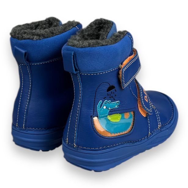 DDstep dětské zimní barefoot boty - Krokodýl