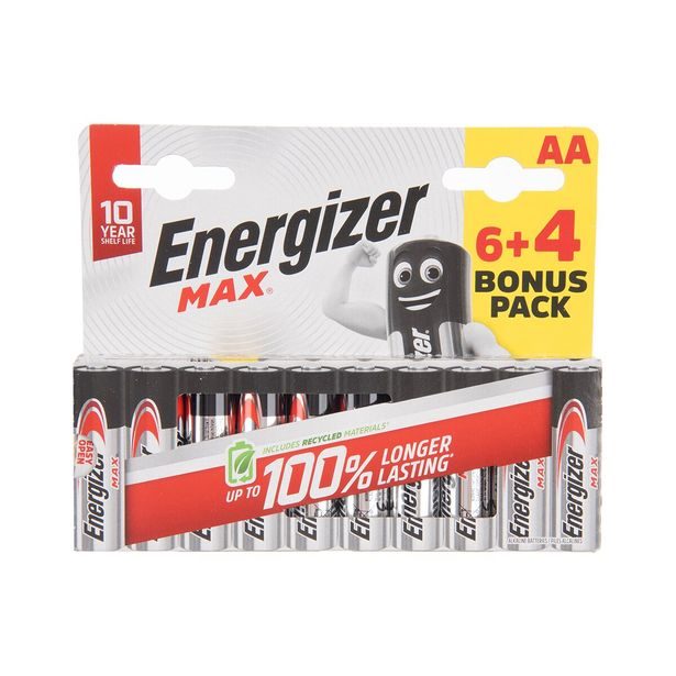 Alkalické tužkové baterie AA 1,5 V 10 ks