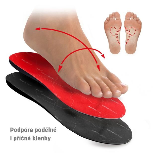 005 Vložky ortopedické s patním lůžkem