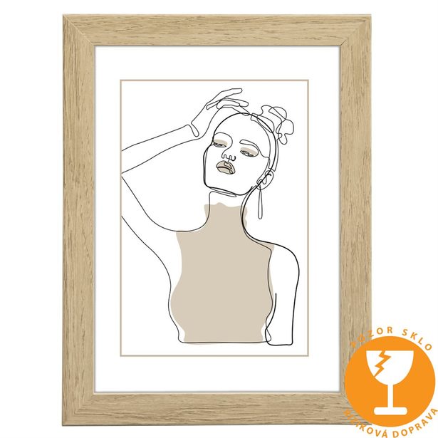 Hama rámeček dřevěný KOPENHAGEN, dub, 50x70 cm